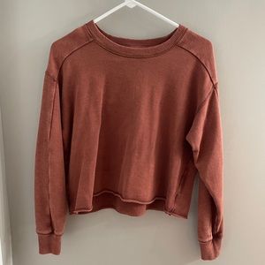 Burnt orange Aerie sweater